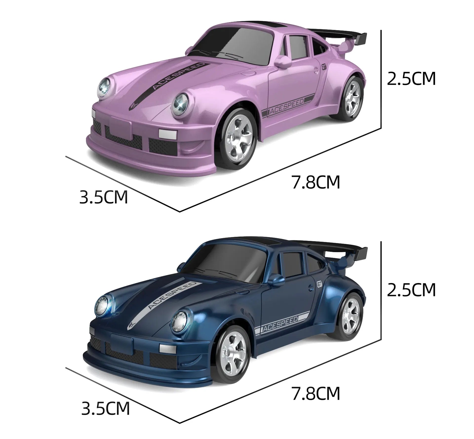 1/64 2.4g 4wd Fqd23/Fqd25 Rc Car Mini High Speed Racing Car Remote Control Drift Simulation Car Model Toy For Kids Gifts