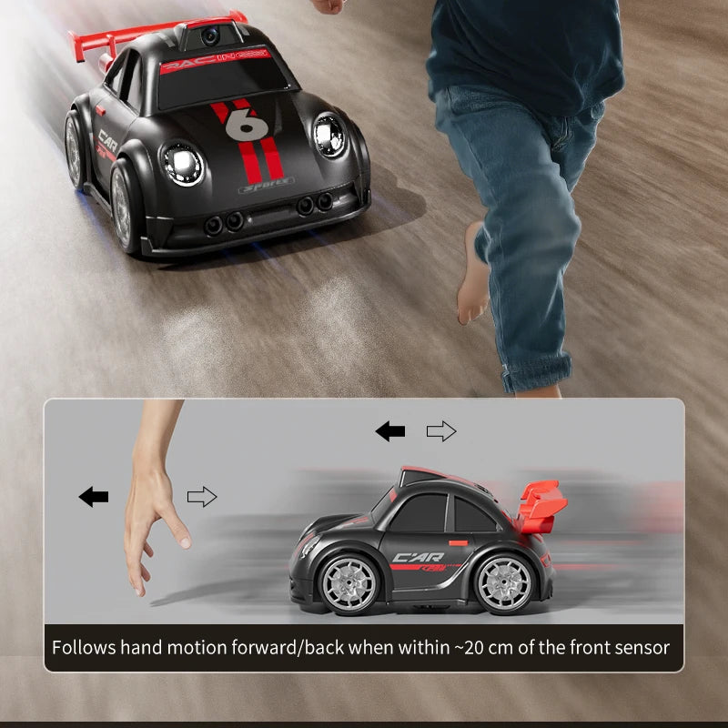 Mini RC Drift Car with Dual Mode Lights, Sound, Camera Screen Control