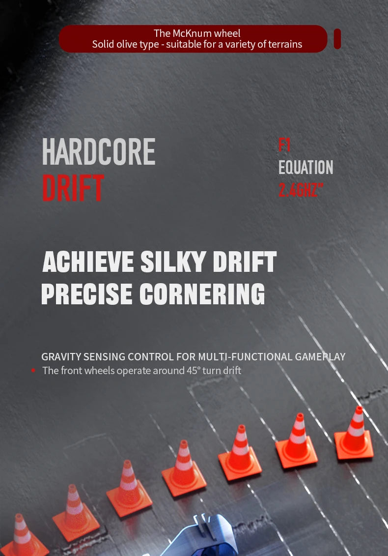 New RC Stunt Car with Spray & LED Lights，Dual Remote & Gesture Sensing Watch, Drift & High Speed,Hot Toy for Kids & Hobbyists