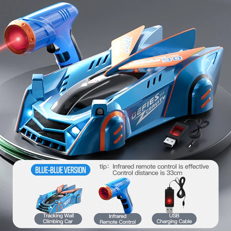Light-Chasing Wall-Climbing Car, Infrared Sensor Remote Control Car, Wall-Climbing Car, Four-Wheel Drive Car, Toy Racing Car, Children's Toy Car