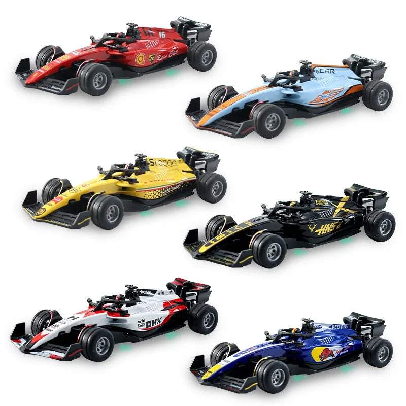 New RC car August  Product 1:64 Mini Alloy Car Model, Adjustable Lighting Formula Racing, Children's Remote Control Car