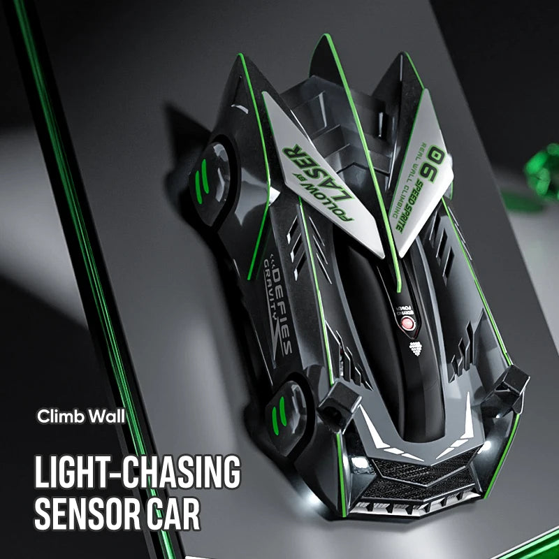 Light-Chasing Wall-Climbing Car, Infrared Sensor Remote Control Car, Wall-Climbing Car, Four-Wheel Drive Car, Toy Racing Car, Children's Toy Car