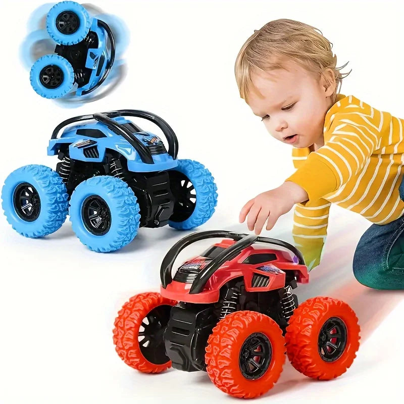 Toy Monster Truck Set for Kids Aged 3 to 6 - Operated Manually, No Batteries Needed - Ideal Gift for Easter And Christmas