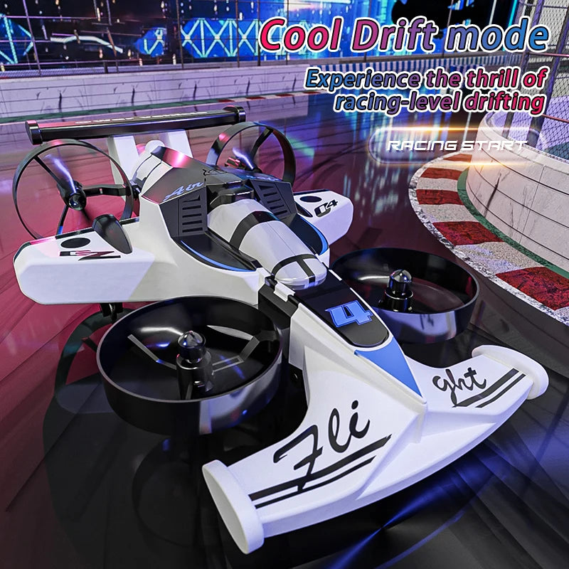 CZ04 Rc Aircraft Amphibious Remote Control Drift Car 360° Roll Headless Mode Land and Air Experience Speed and Excitement Plane