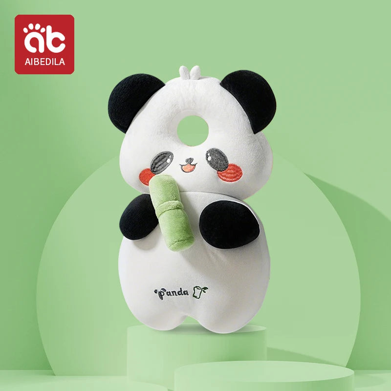 Baby Walkers Head Protection Cushion Animals Plush Pad Adjustable Straps Baby Protective Pad Showering Gift for Toddler Children