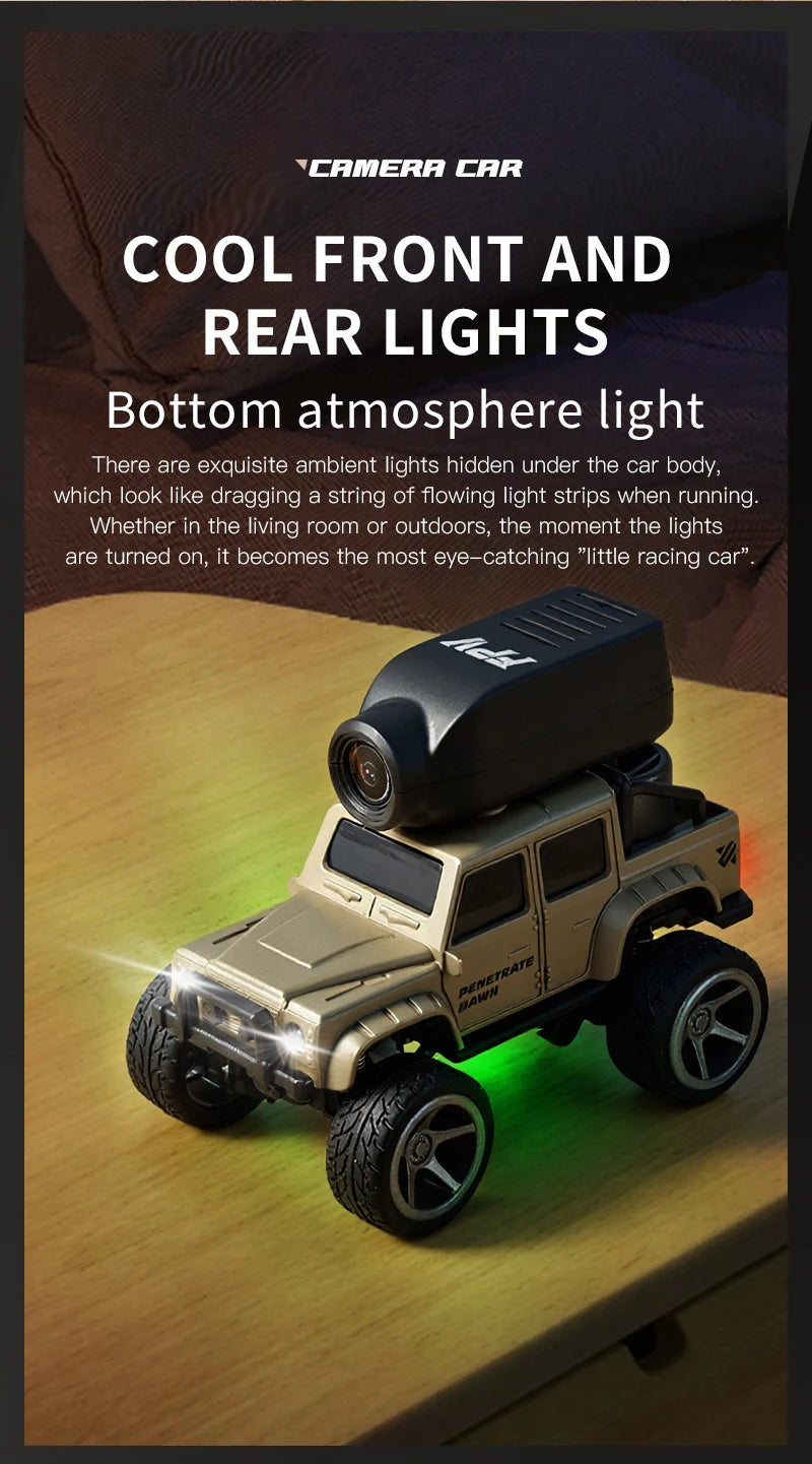 Remote Control Mini Car With LED Light and HD Camera