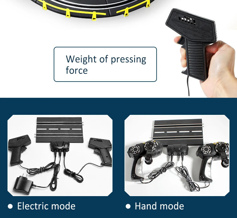 RC Railway Car1:43 Accessories Toy Electric Race Track Vehicle Double Battle Speedway Profissional Slot Car Circuit Racing Gift