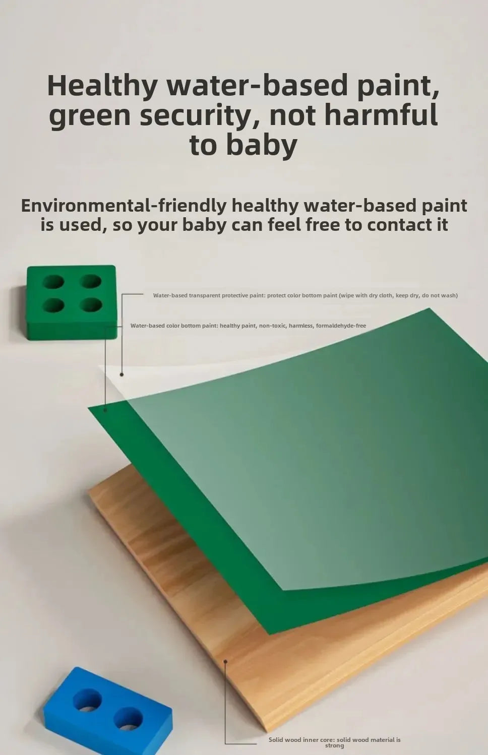 Montessori Wooden Sorting Stacking Toys Puzzle for Toddlers and Kids Preschool Fine Motor Skill Toy for 1 Years