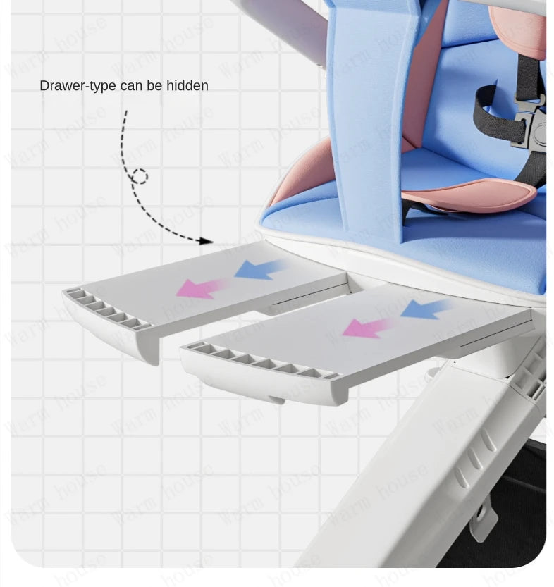 Baby stroller 0 to 3 years High view Shock absorption four wheels stroller folding Can sit or lie down lightweight baby stroller