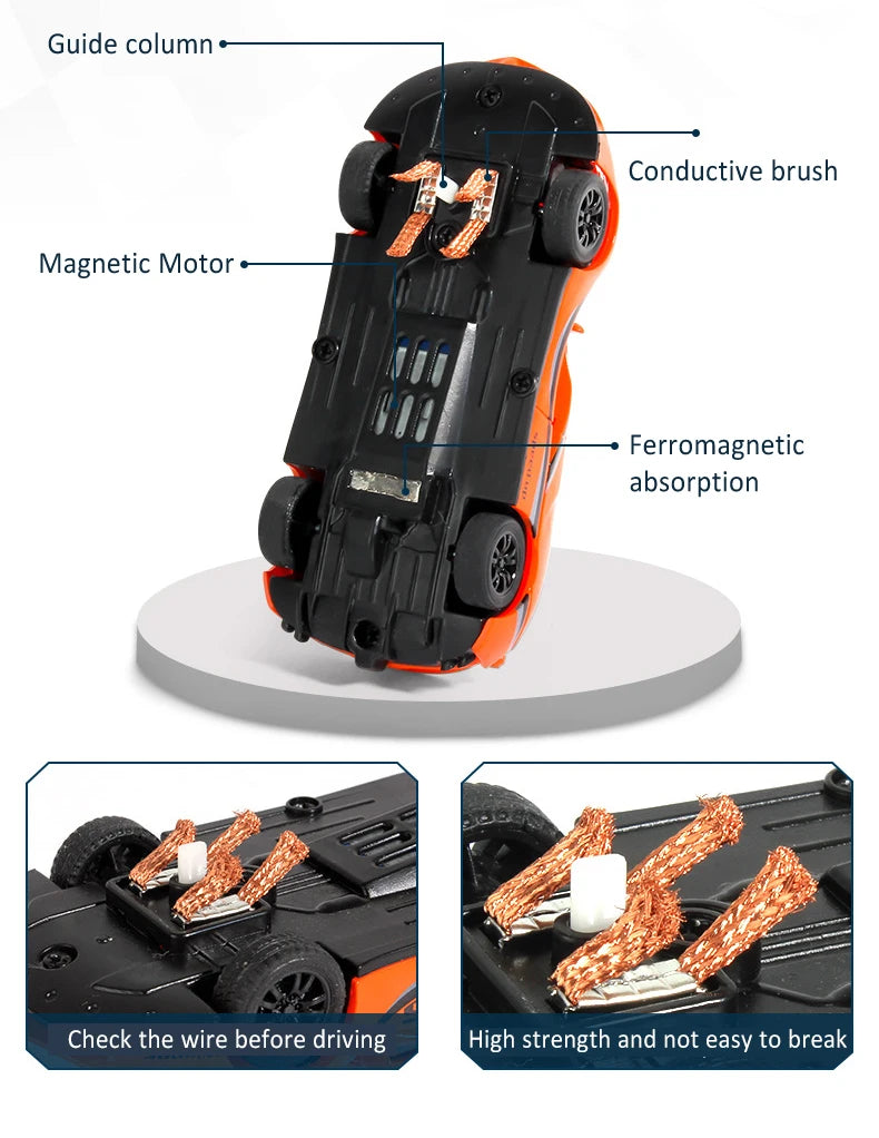 RC Railway Car1:43 Accessories Toy Electric Race Track Vehicle Double Battle Speedway Profissional Slot Car Circuit Racing Gift