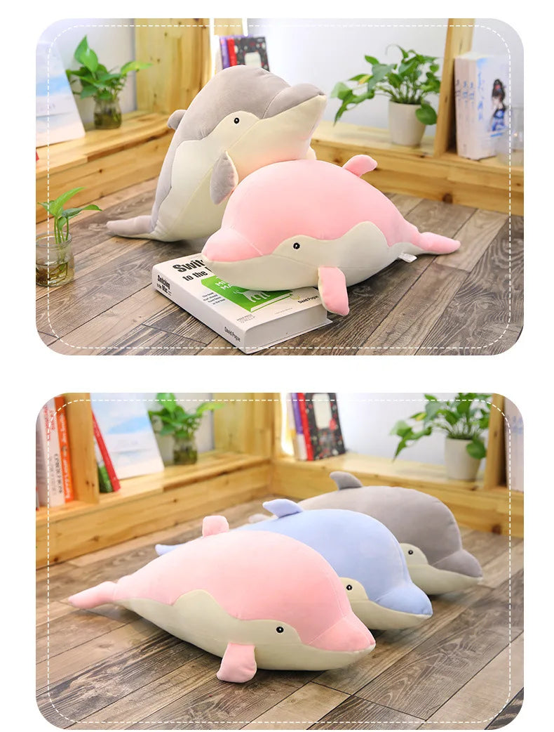 New soft dolphin doll plush toys soft little dolphin simulated fish doll men and women children's birthday gifts gift