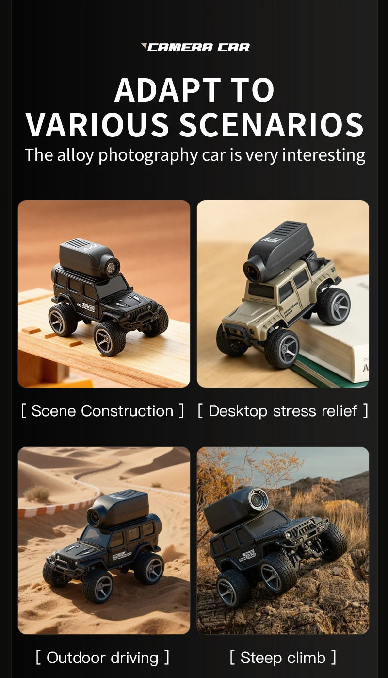 Remote Control Mini Car With LED Light and HD Camera