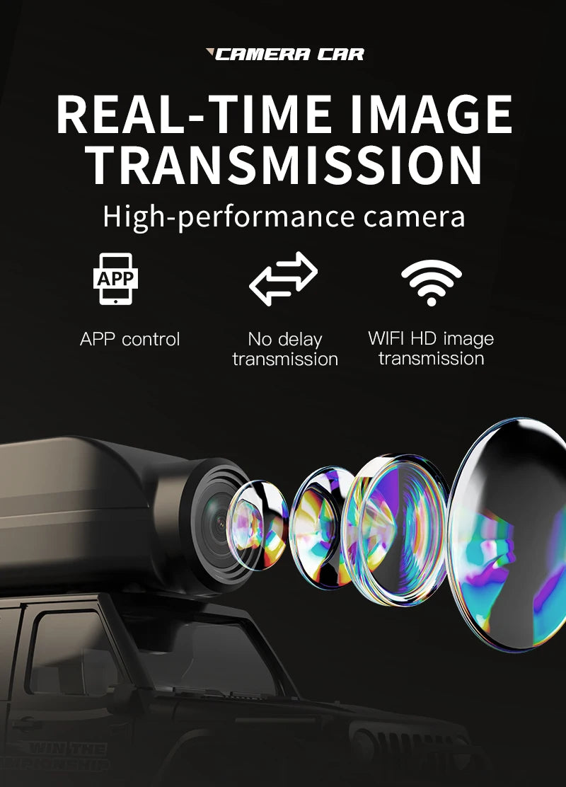 Remote Control Mini Car With LED Light and HD Camera