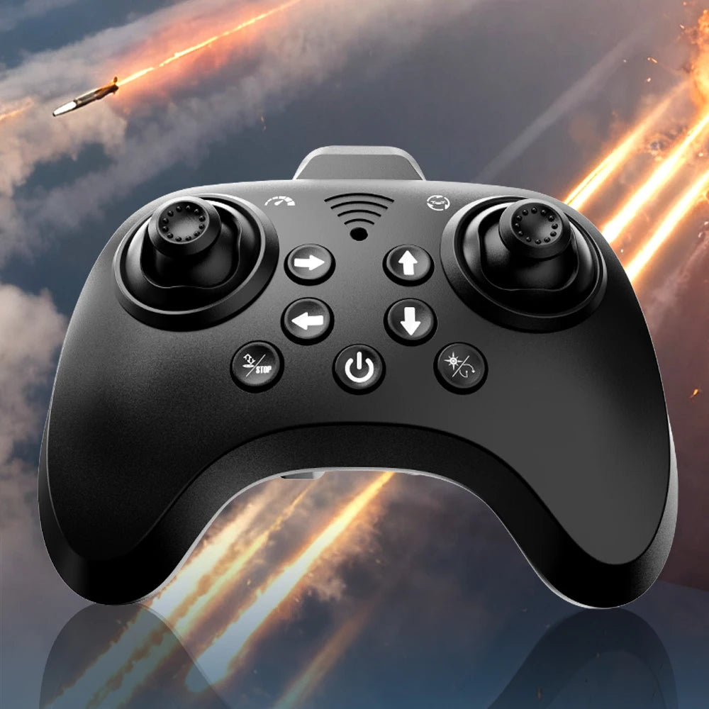 YL86 RC Plane with Camera Helicopter Three speed switching Aircraft Rolling at 360 °Fighter Hover at fixed height RC Drone Toys