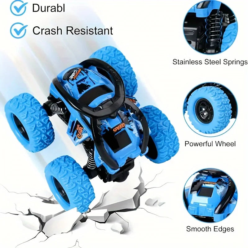 Toy Monster Truck Set for Kids Aged 3 to 6 - Operated Manually, No Batteries Needed - Ideal Gift for Easter And Christmas