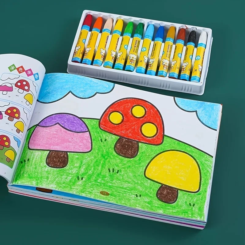 Kids Coloring Book -  Doodle Drawing book,Birthday&Holiday Gift,Entry Level Drawing & Painting Book for Children Chinese Version