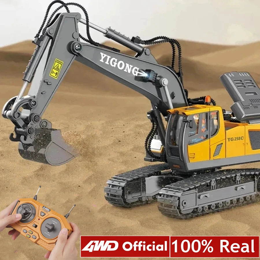 4WD Remote Control Excavator Toy