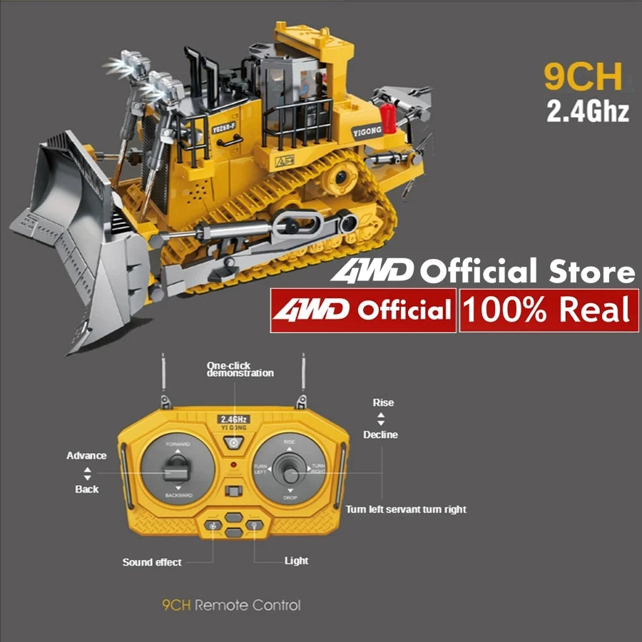 4WD Remote Control Excavator Toy