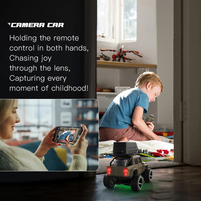Remote Control Mini Car With LED Light and HD Camera