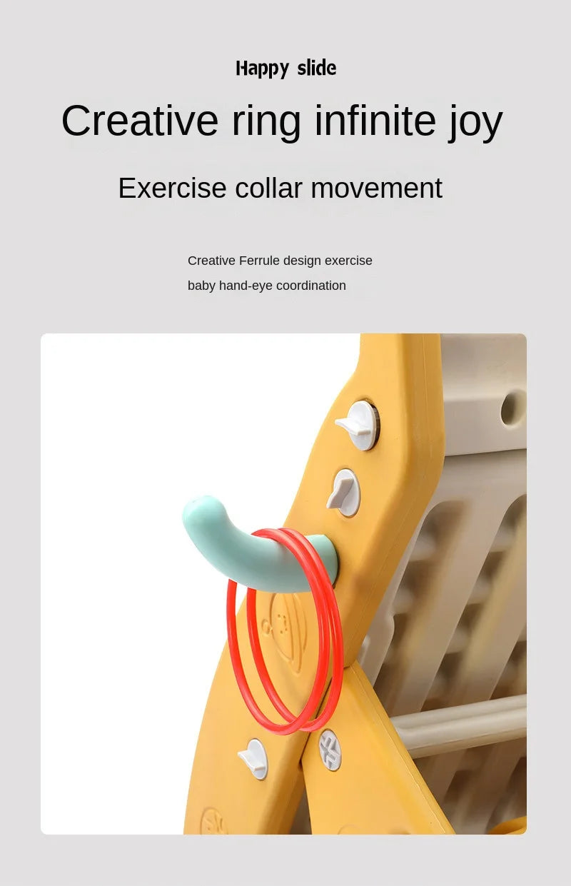 Children's Slide Shooting Four In One Indoor And Outdoor Slide Rocking Horse Combination Toy Multifunctional Baby Rocking Horse