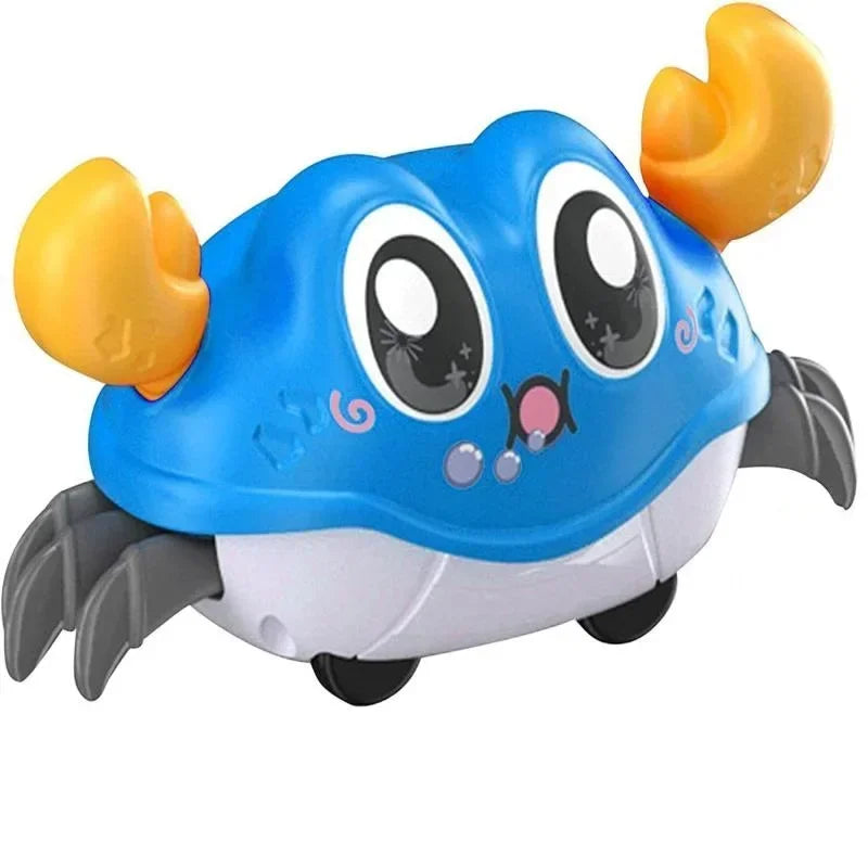 Crawling Crab Tummy Time Walking Dancing Toy Baby Sensory Toys Infant Learning Crawl Gifts Double Force Walking Crawling kid Toy