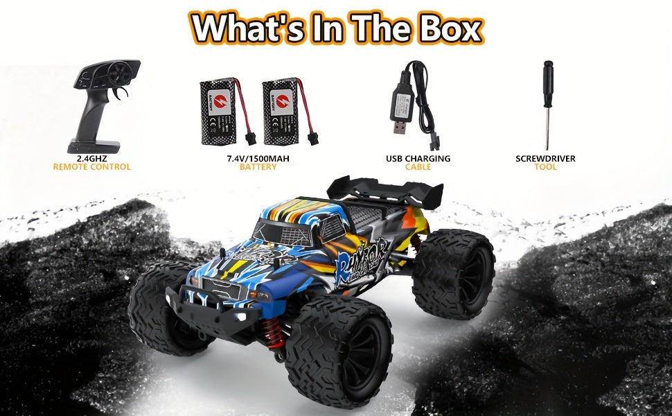 [RC Cars | High Speed] High Speed 40KM/H 1:16 Scale RC Cars | 4x4 All Terrain Off-Road Remote Control Monster Truck | Adult Racing Hobby RC Car for Adults and Boys, 9500E, Halloween, Christmas Gift