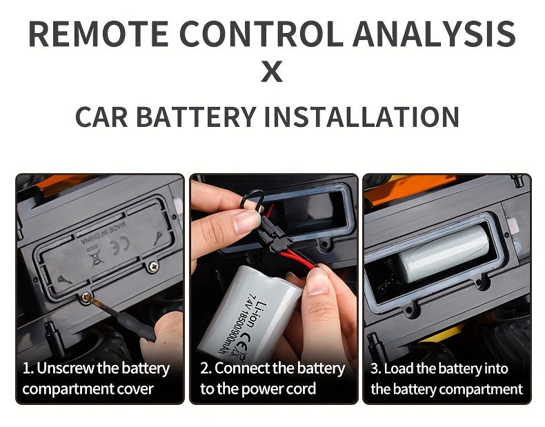 RC Car 8WD Amphibious Monster Truck, 2.4G Off Road Big Remote Control Car, All Terrain RC Cars Toys, Gift for Birthday Christmas